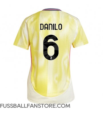 Juventus Danilo Luiz #6 Replik Auswärtstrikot Damen 2024-25 Kurzarm